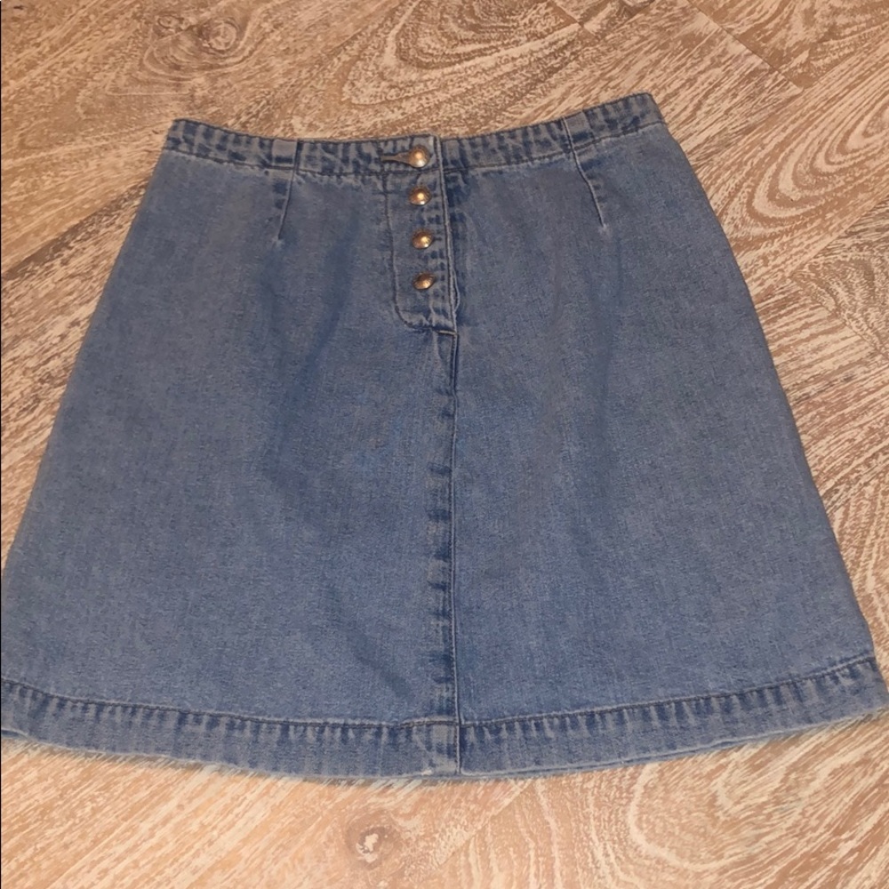 Vintage GAP denim jean mini skirt high waisted